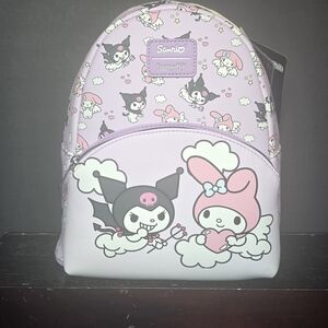 Sanrio Lavender and White Kids Backpack